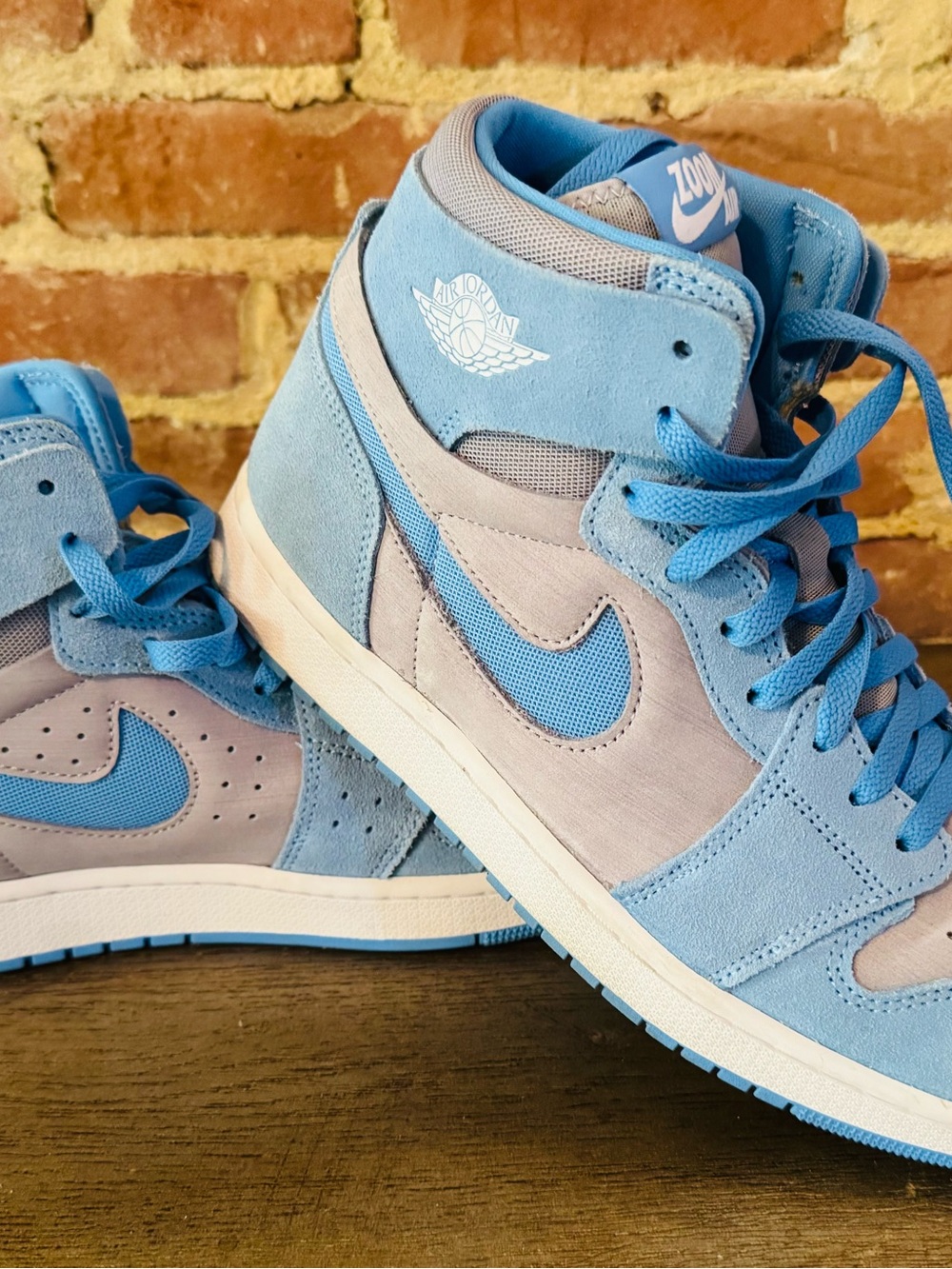 Jordan Men’s High-Top Sneakers in Light Blue